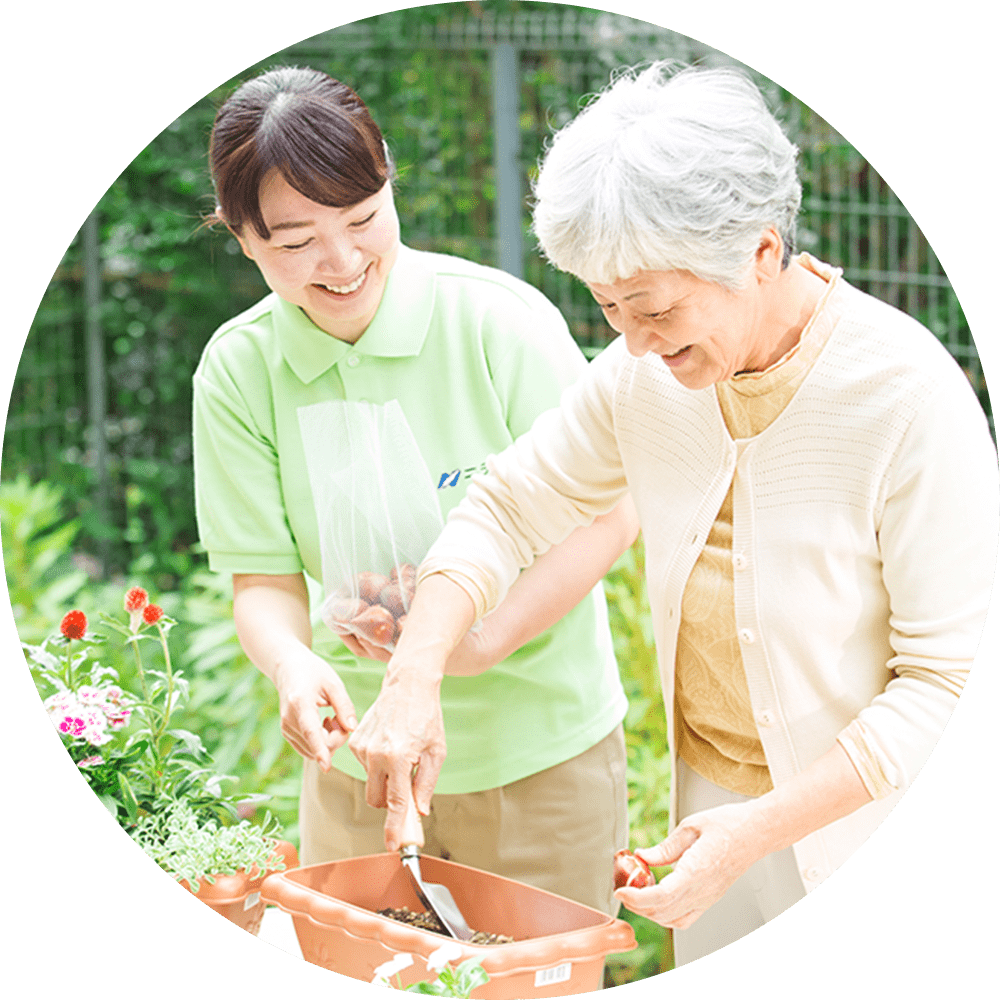 緑とふれあう癒しのスペース ミモザの庭